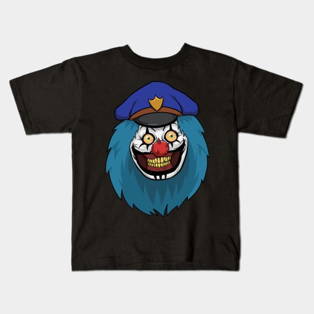 Dr. Rockzo, the Rock and Roll Clown Kids T-Shirt by ChurchOfRobot